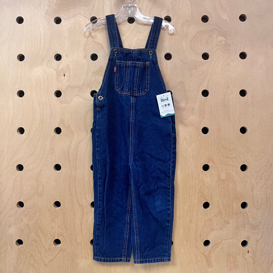 Dark Wash Denim Overalls