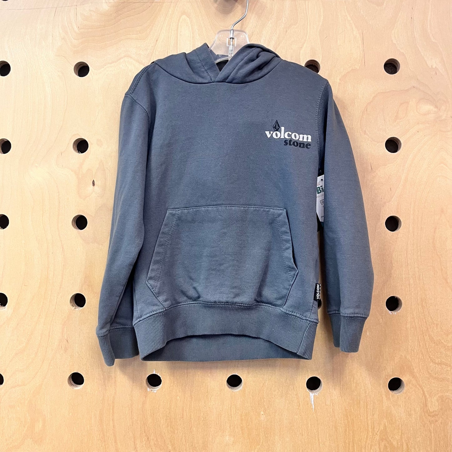 Grey Logo Hoodie Pullover