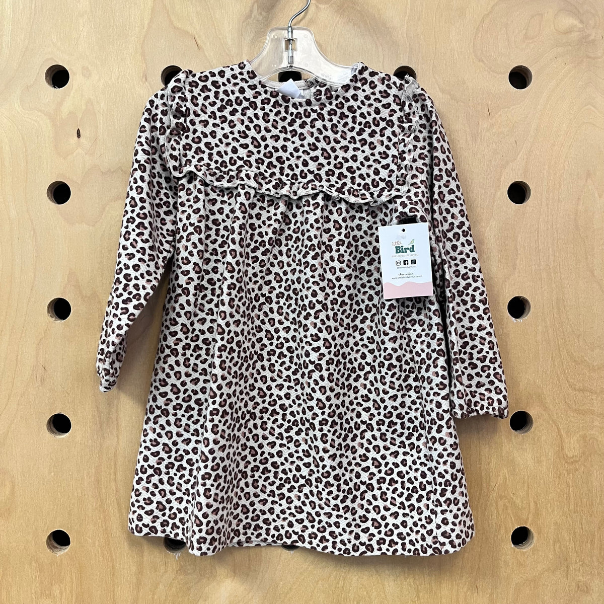 Fleece Leopard Dress