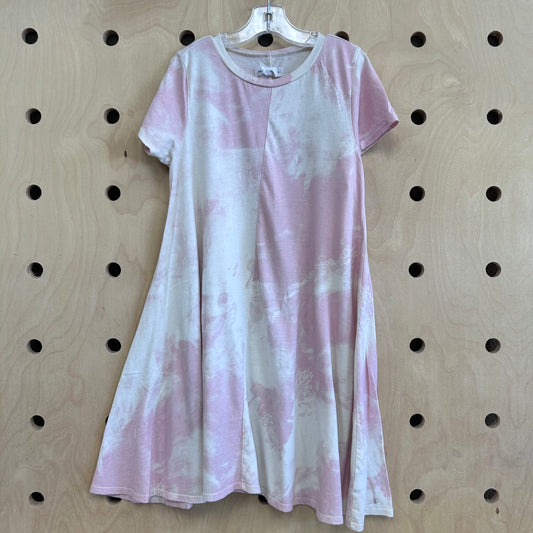 Cream & Pink Dress