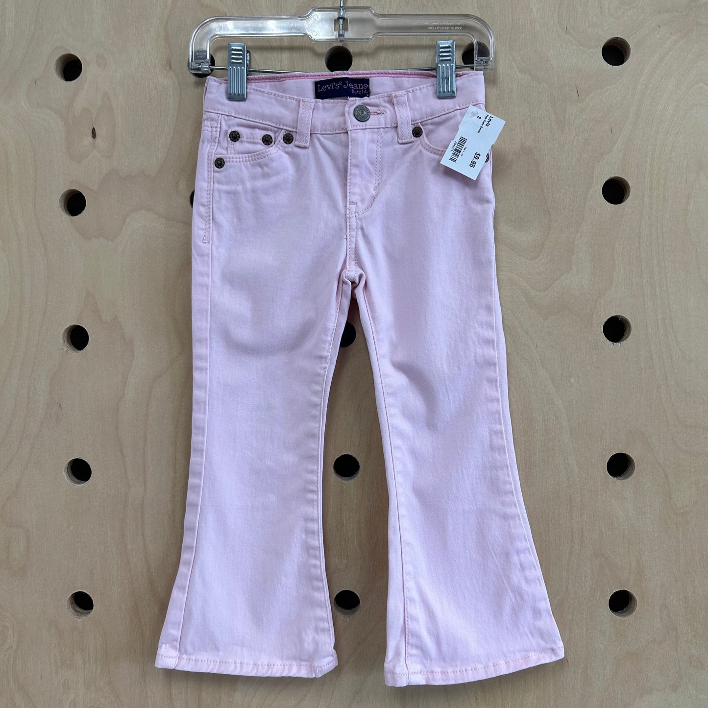 Pink Flare Denim