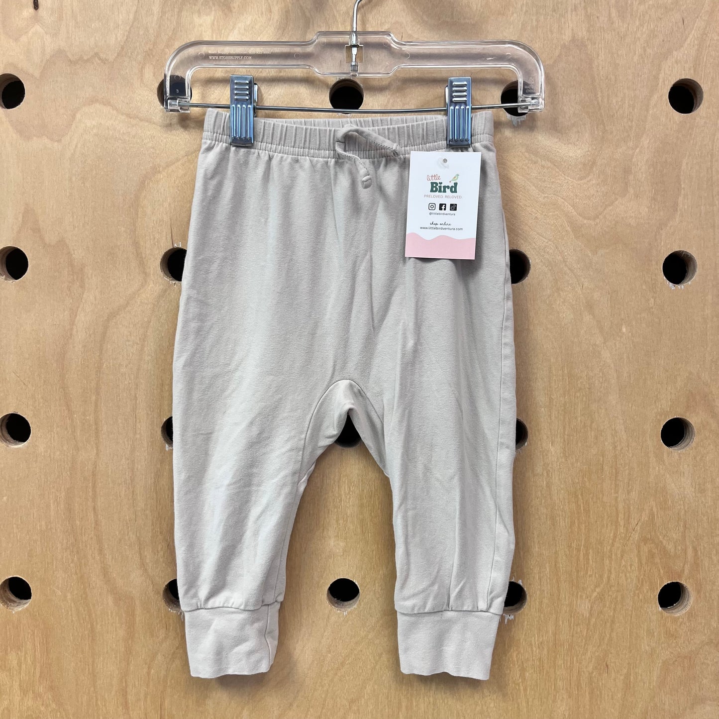 Organic Beige Joggers