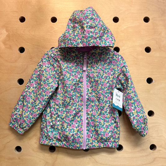 Pink/Yellow Floral Wind Breaker