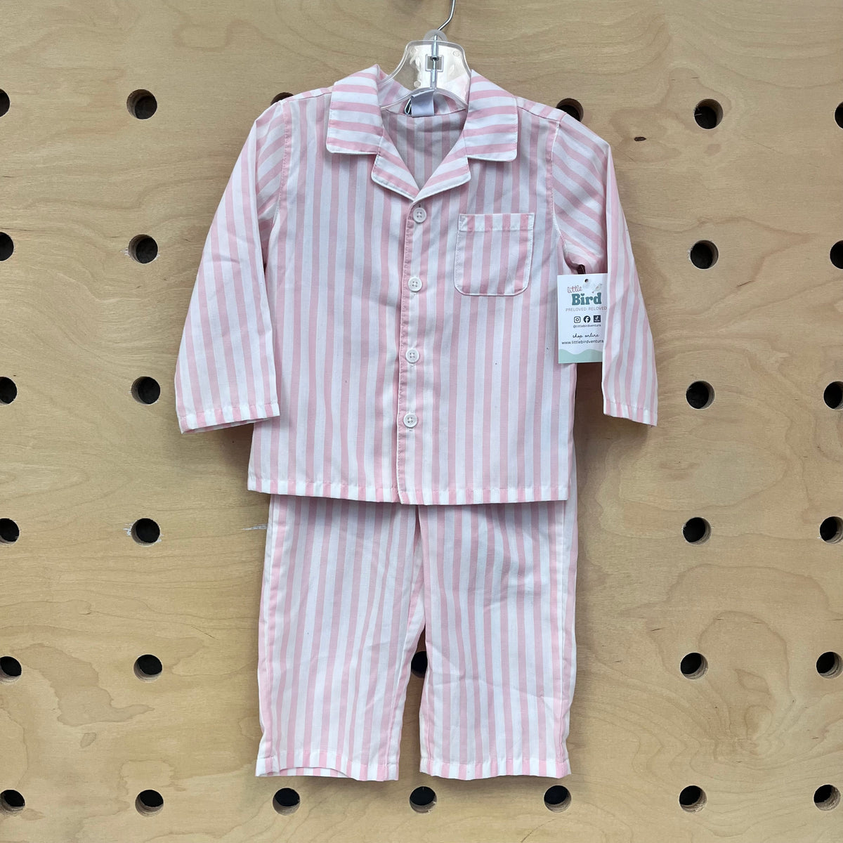 Pink Striped Pajamas