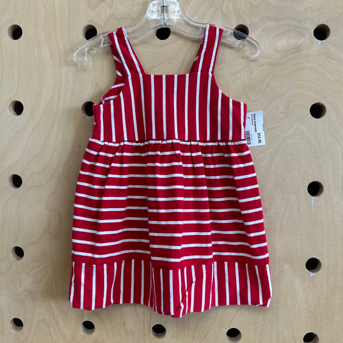 Red Striped Dress