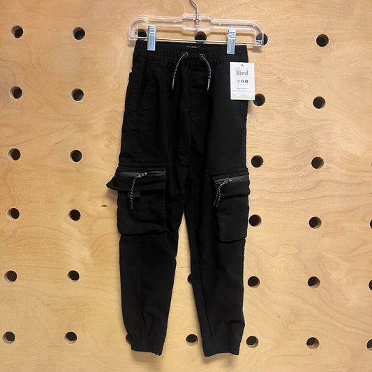 Black Pocket Joggers