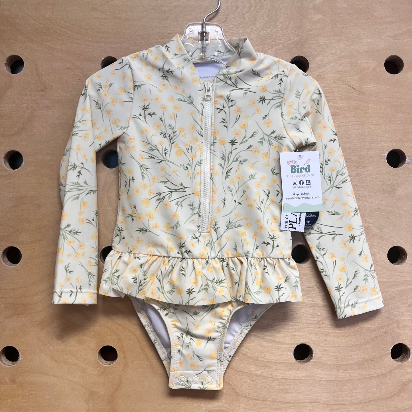 Yellow Floral Swimsuit NEW!
