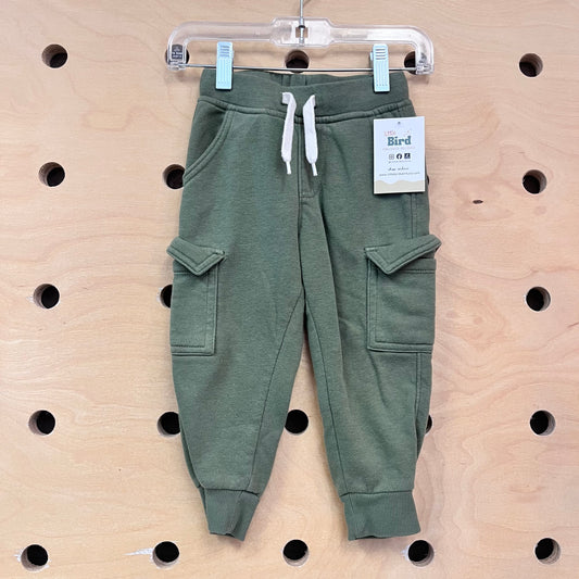 Olive Drawstring Pocket Joggers