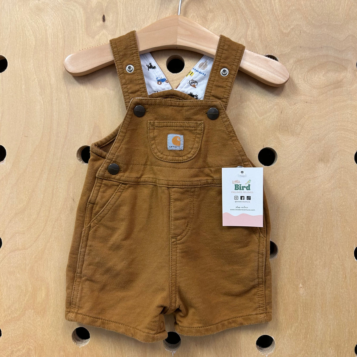 Tan Cotton Shortalls