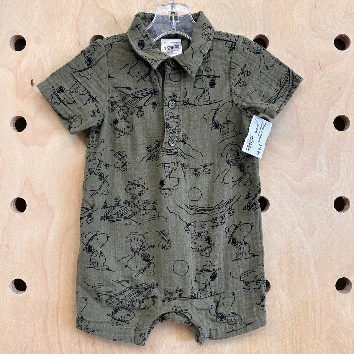 Snoopy Gauze Romper