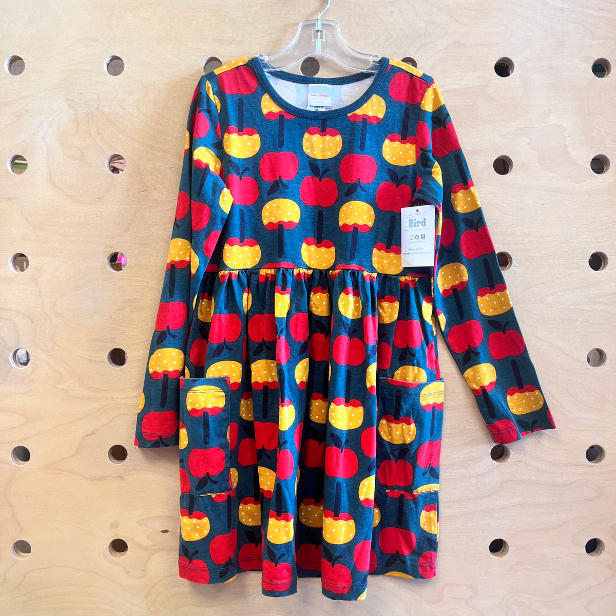 Green/Red Caramel Apples Dress