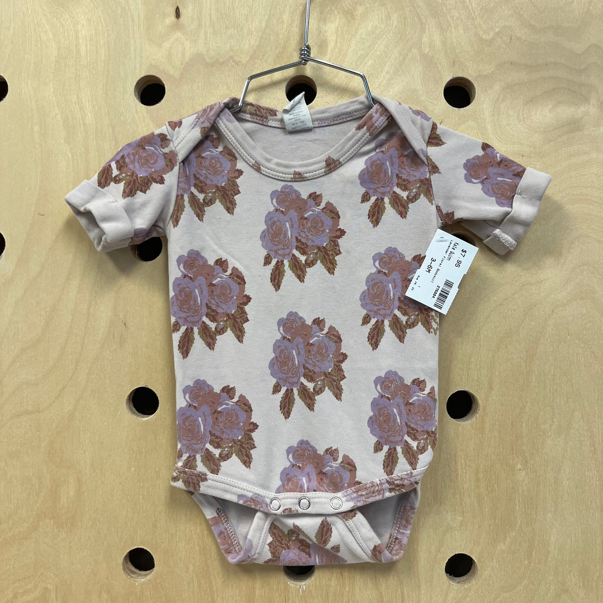 Lavender Floral Bodysuit