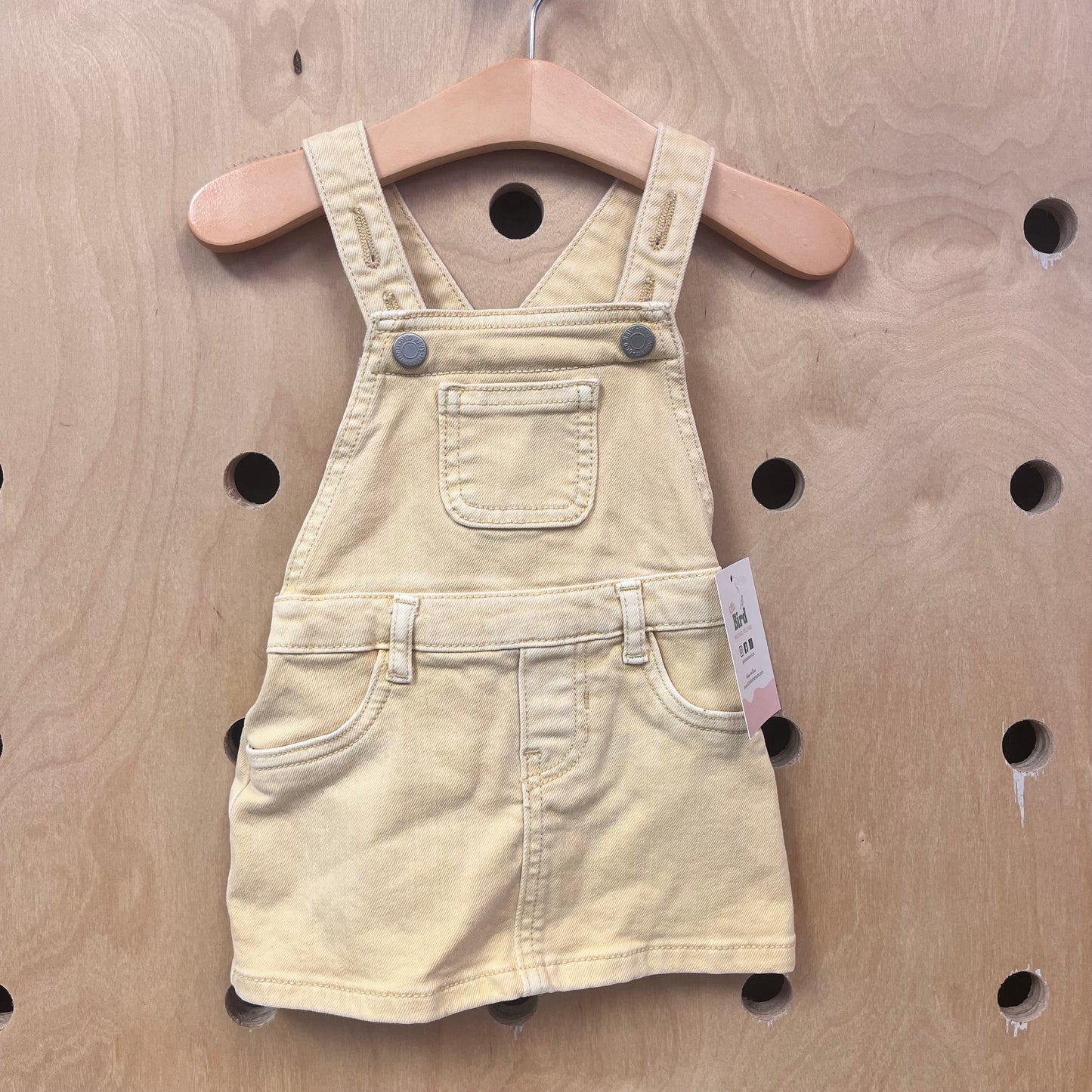 Yellow Denim Skirtall