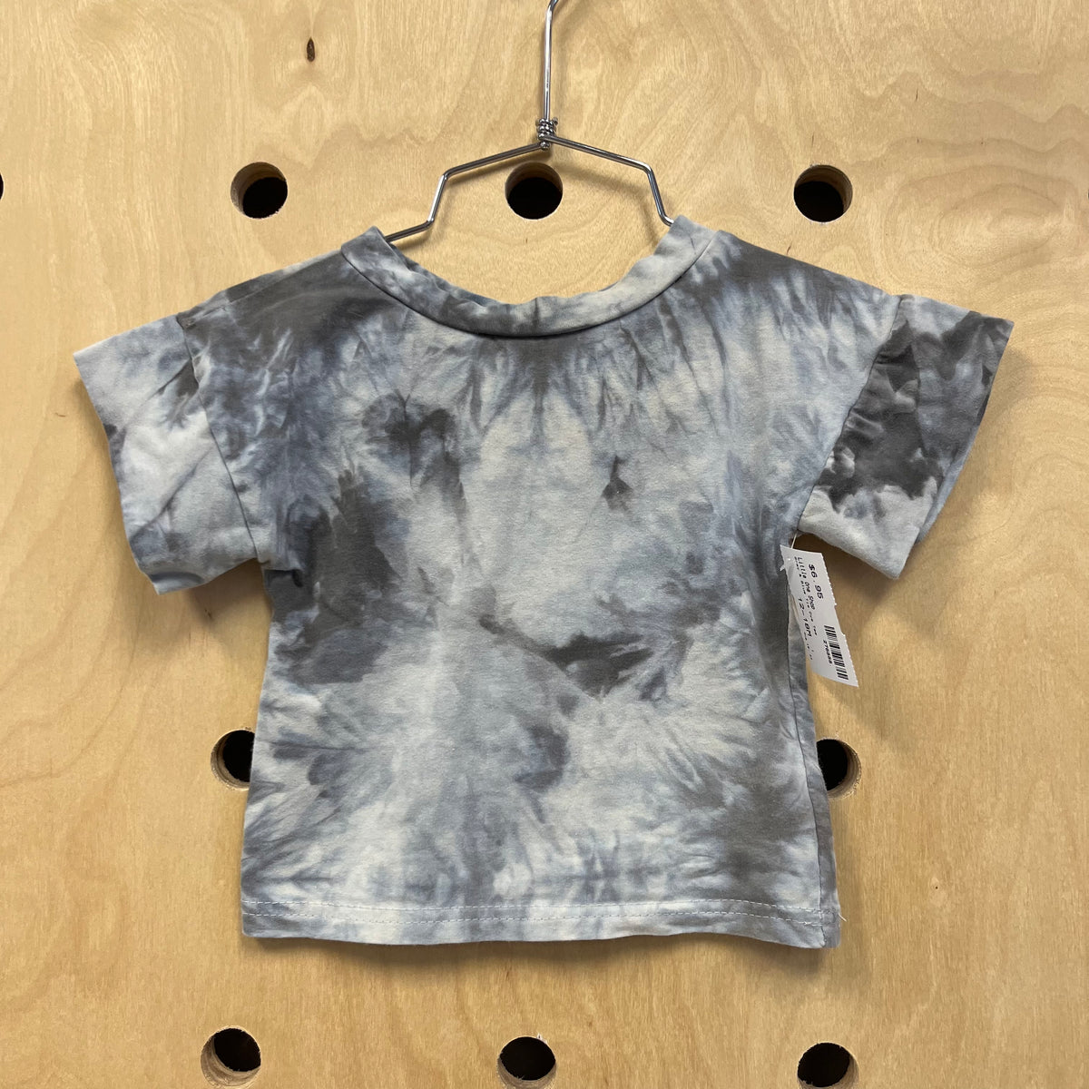 Grey & Blue Tie Dye Tee