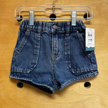 Denim Rainbow Pocket Shorts
