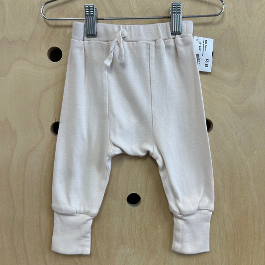 Cream Organic Harem Pants