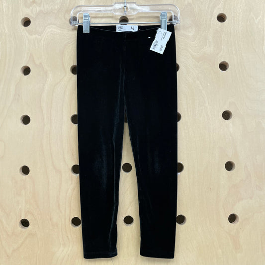 Black Velour Leggings