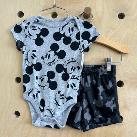 Black + Grey Mickey Outfit