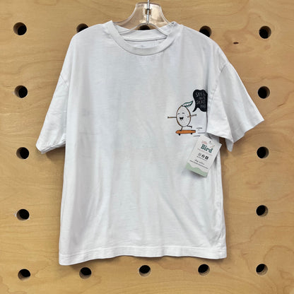 White Skateboarding Lemon Tee