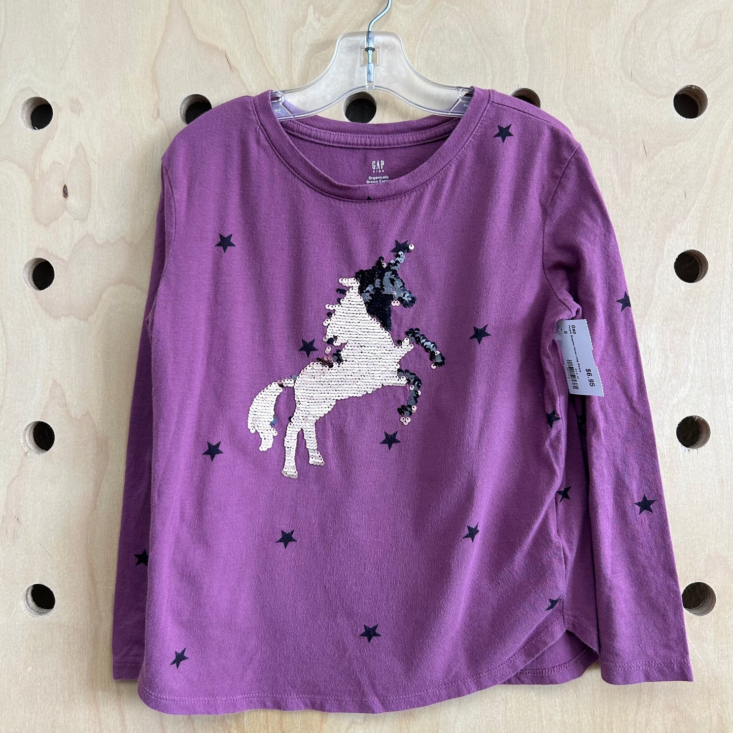 Purple Sequins Horse Long Sleeve