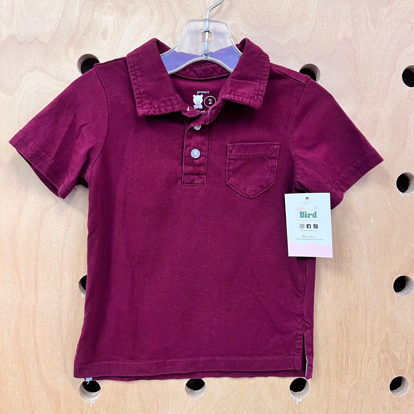 Burgundy Polo
