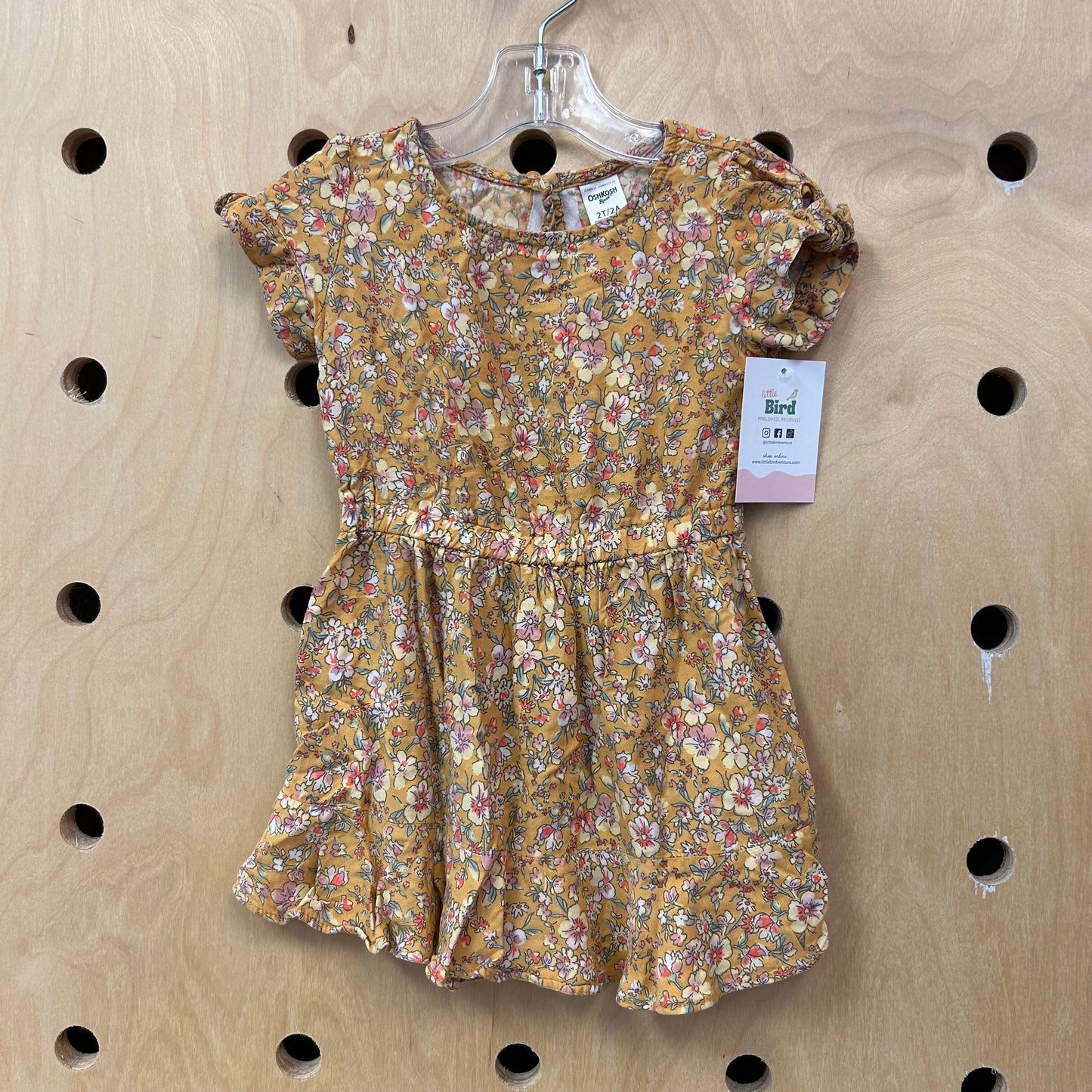 Marigold Floral Dress