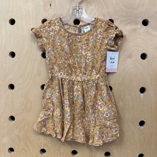 Marigold Floral Dress