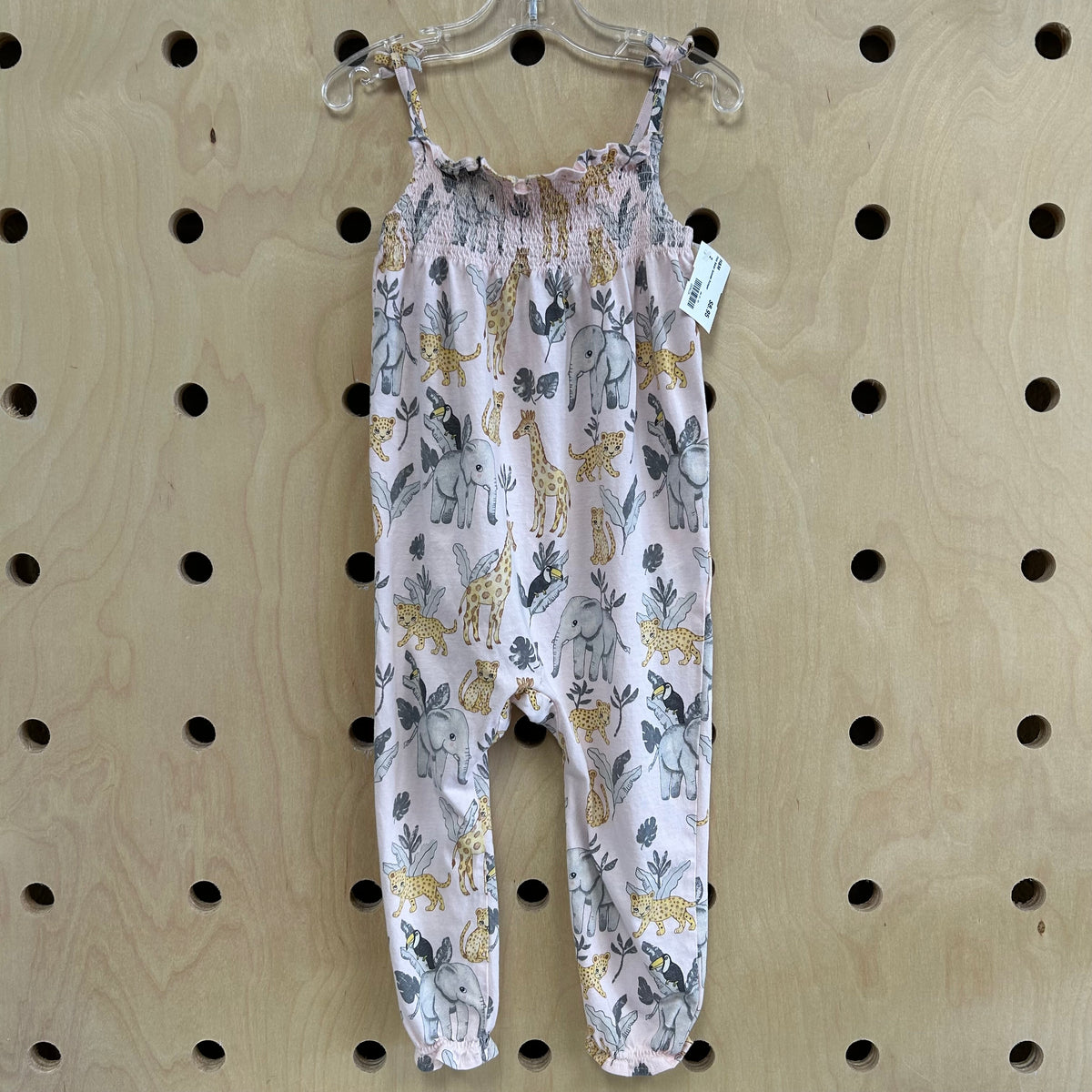 Pink Safari Animals Romper