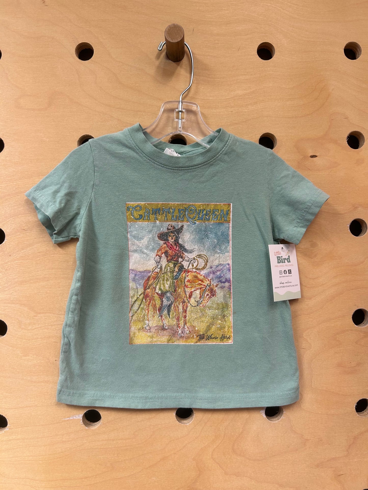 Seafoam 'Cattle Queen' Tee