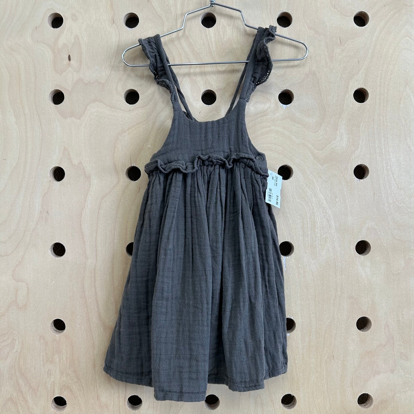 Grey Gauze Dress