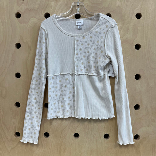 Cream Floral Top