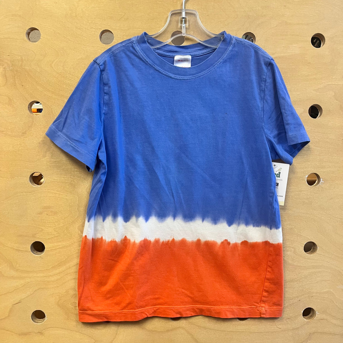 Blue/Orange Tie Dye Tee