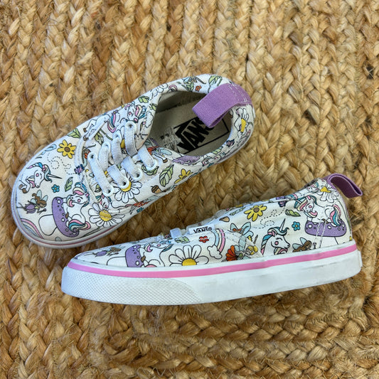 White Unicorn Fairy Slip Ons