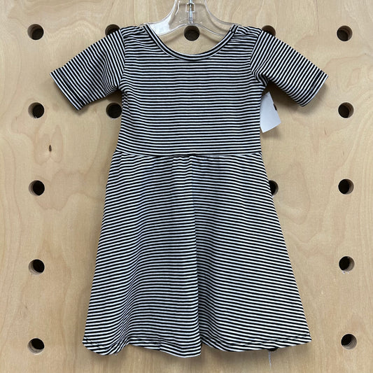 B+W Striped Dress