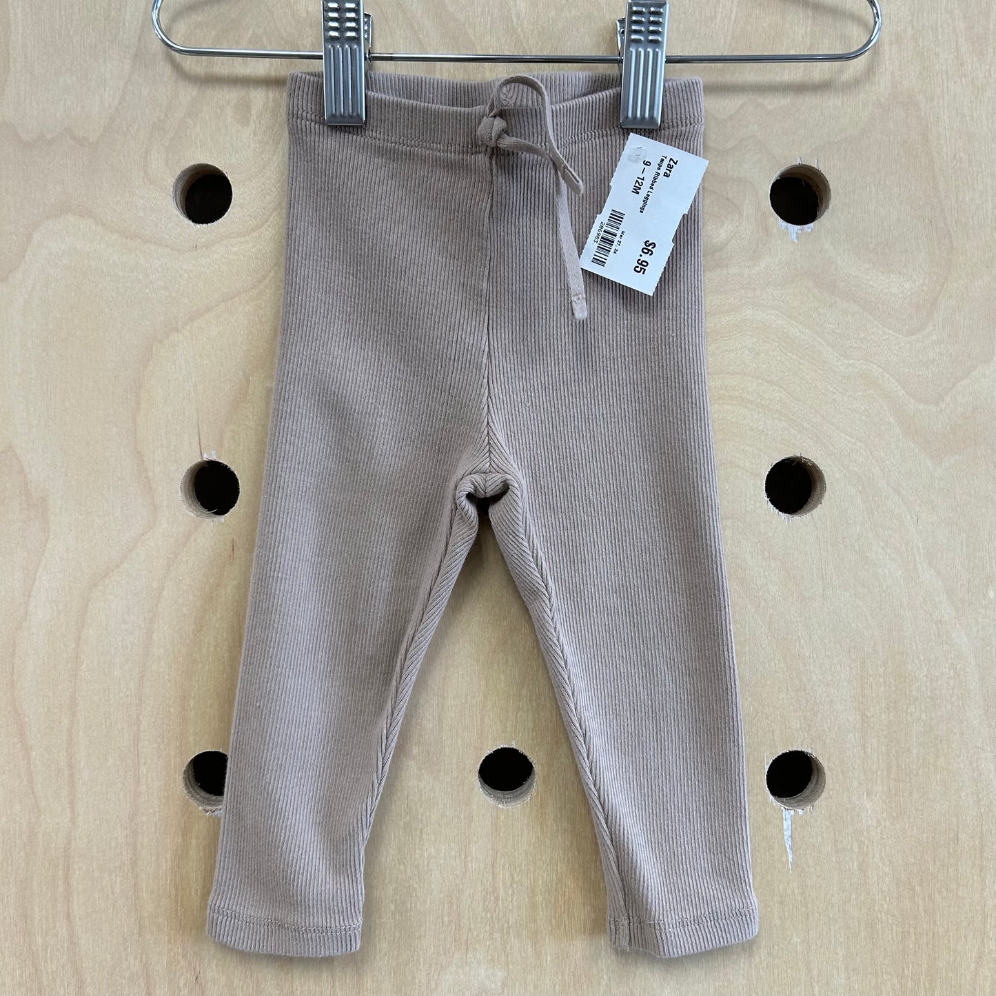 Taupe Ribbed Leggings