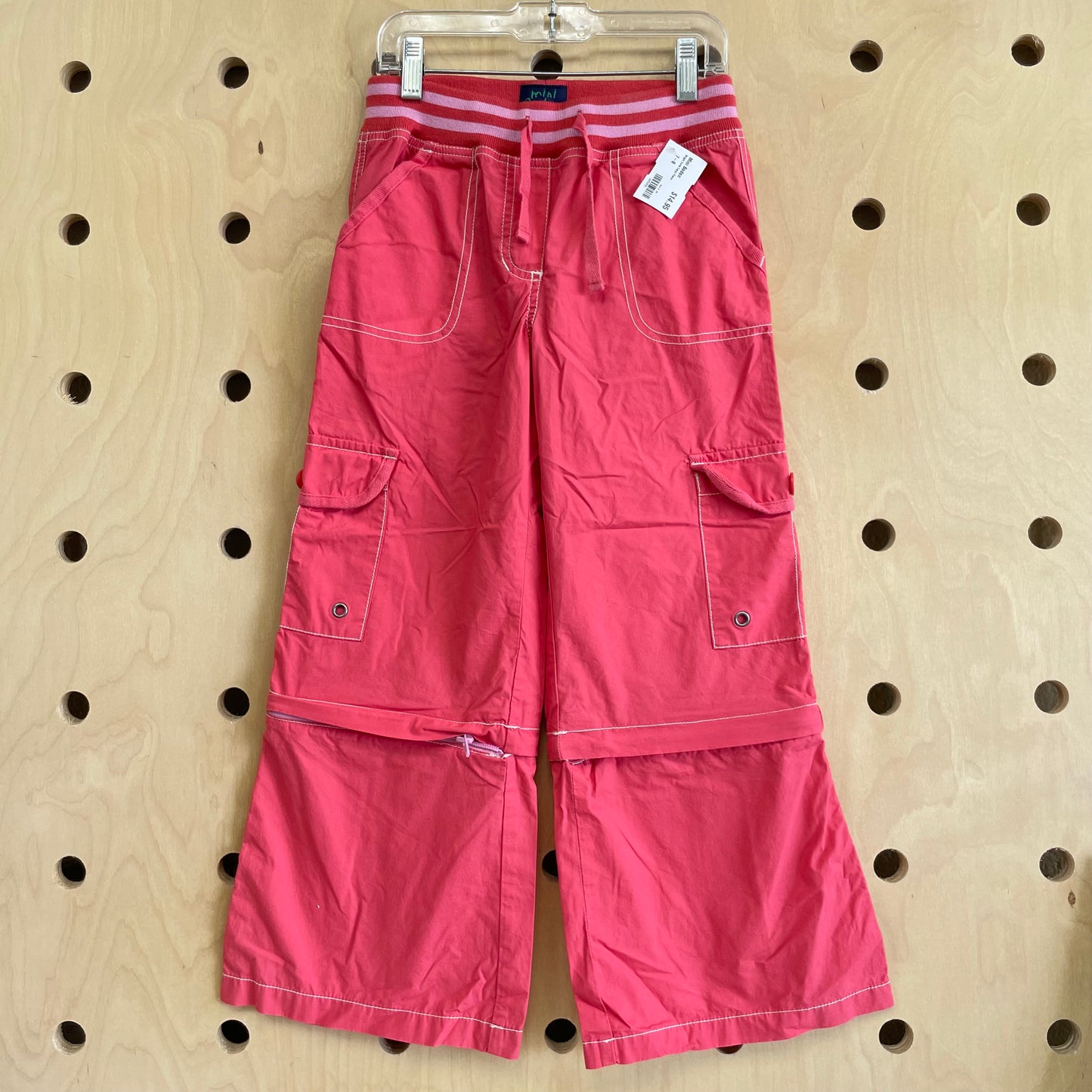 Bright Coral Cargo Pants