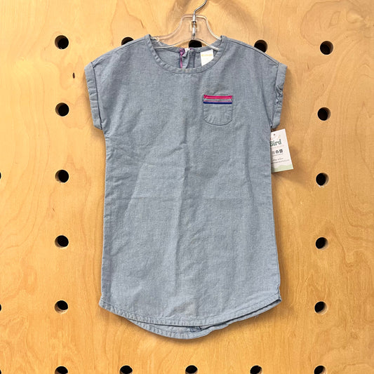 Denim Pocket Cotton Dress