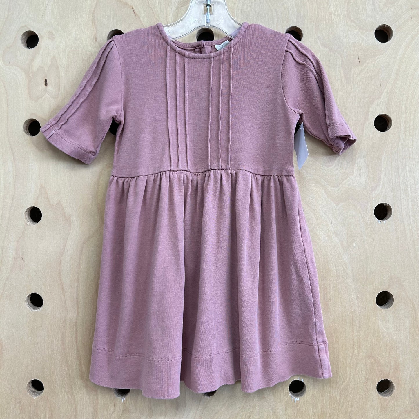 Pink Button Back Dress