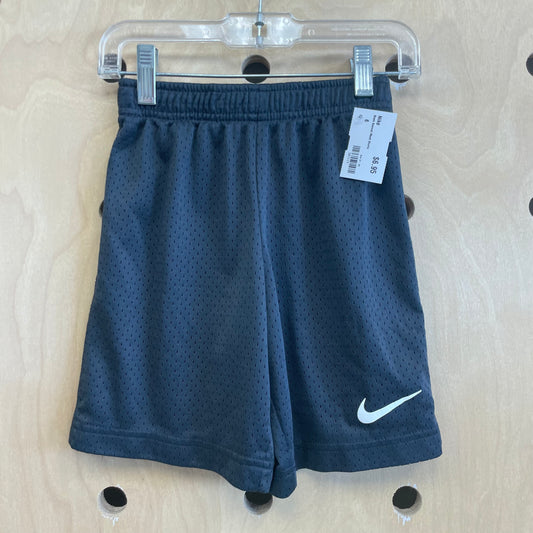 Black Swoosh Mesh Shorts