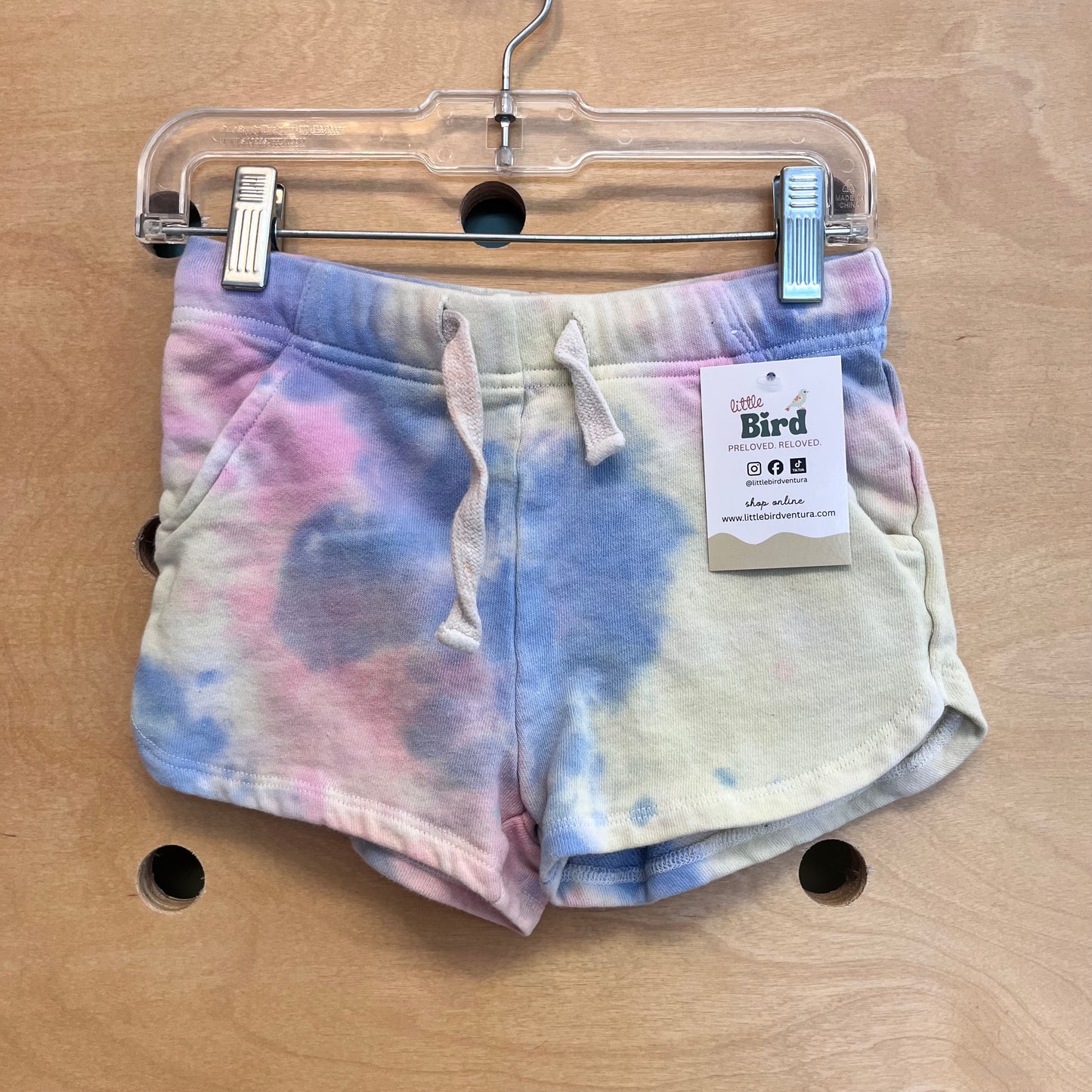 Tie Dye Drawstring Shorts
