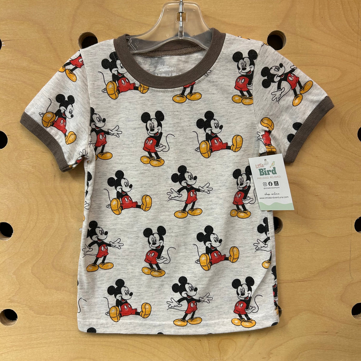 Grey Mickey Tee