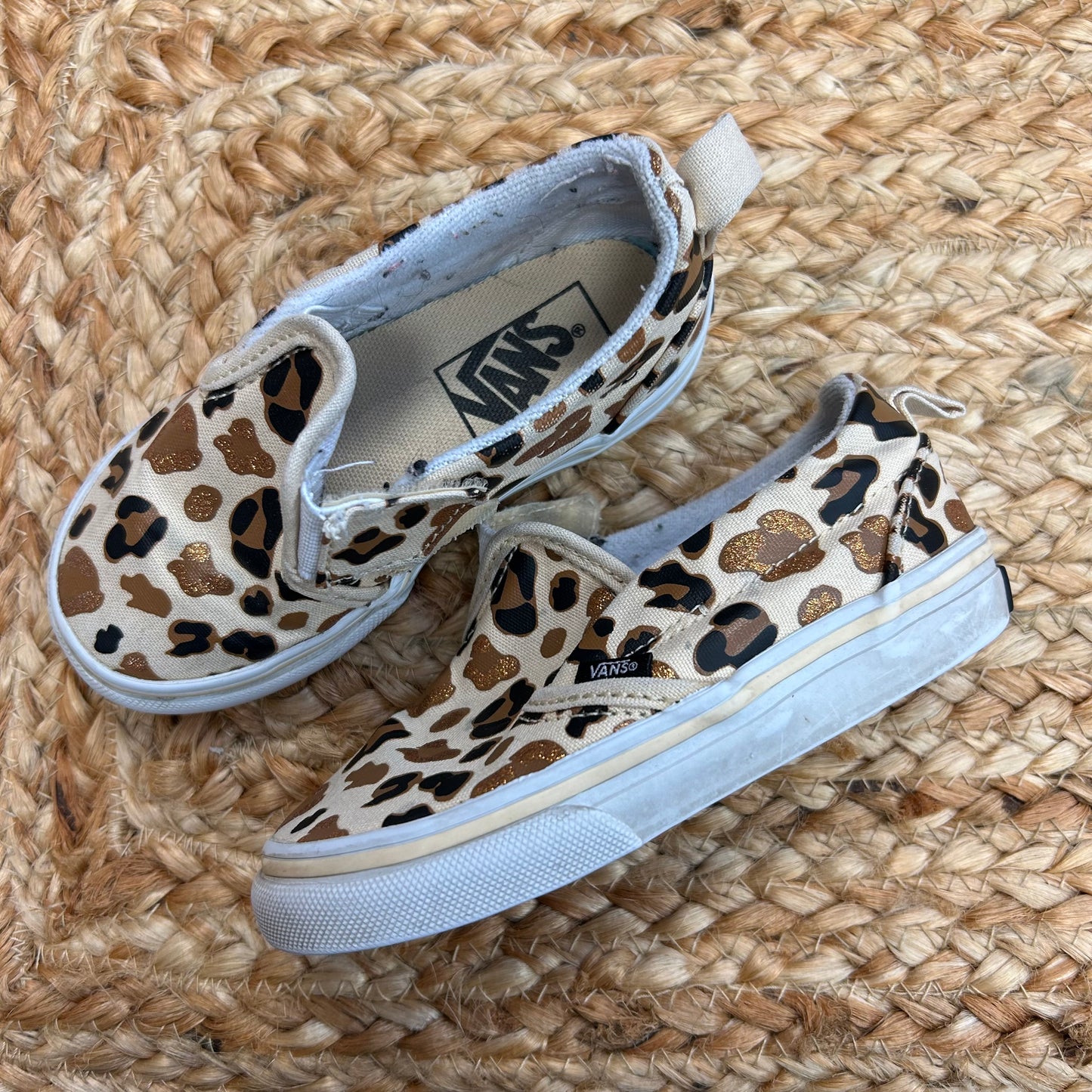 Cheetah Print Slip Ons