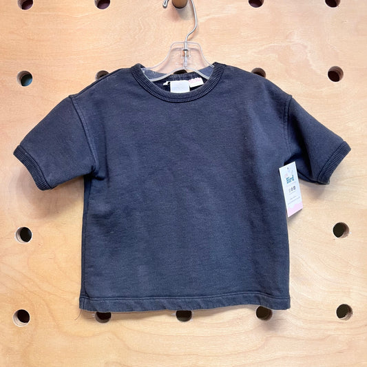 Black 'Vacay Mode' Boxy Tee