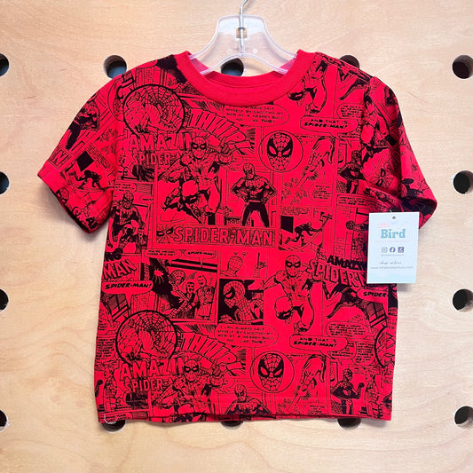 Red/Black Spiderman Tee