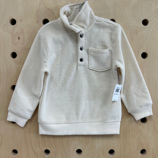 Cream Terry Pullover NEW!