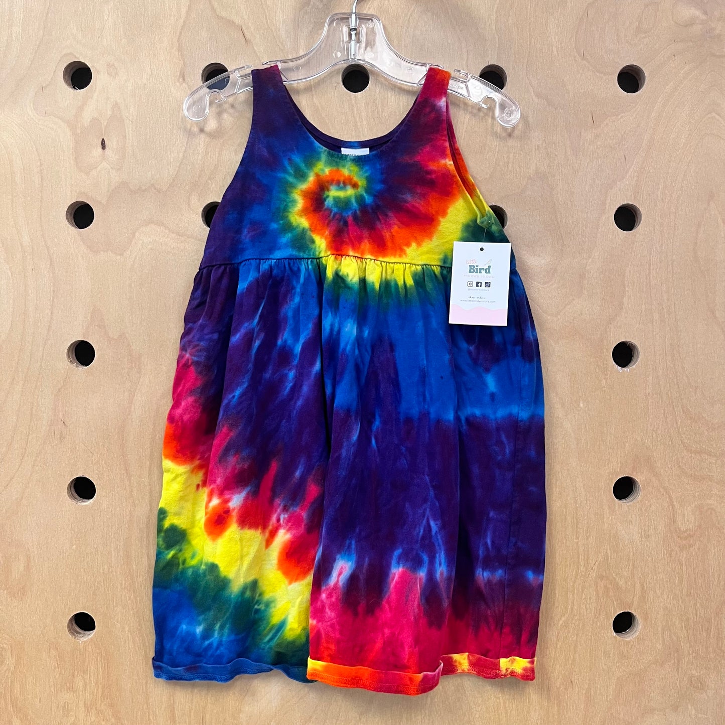 Rainbow Tie Dye Dress
