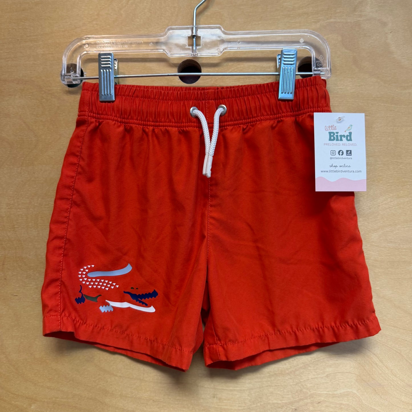 Red Alligator Board Shorts