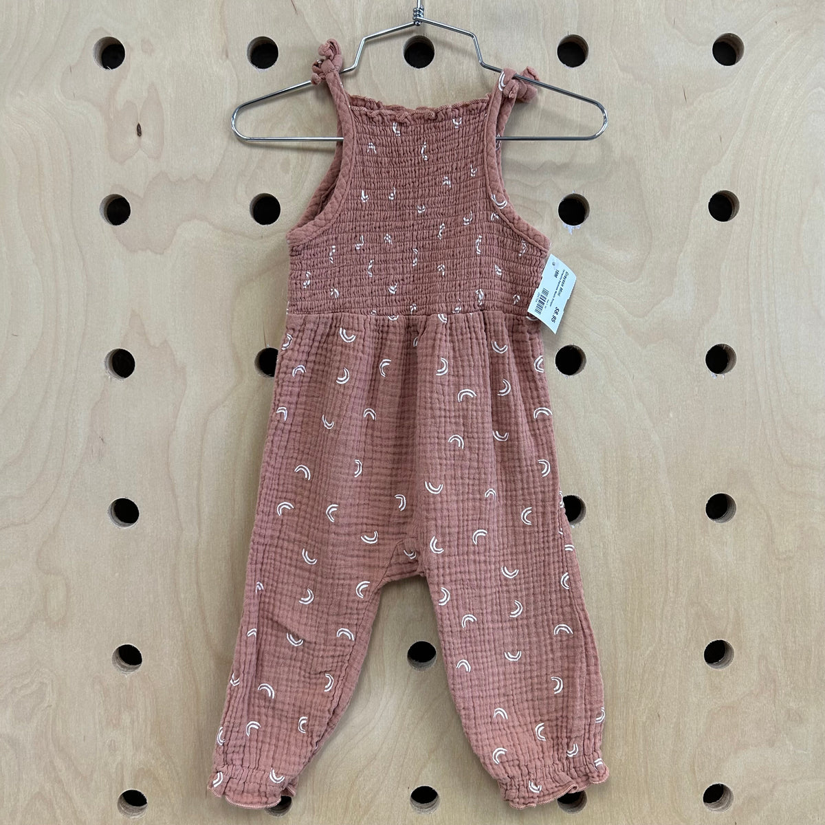 Terracotta Rainbows Muslin Romper