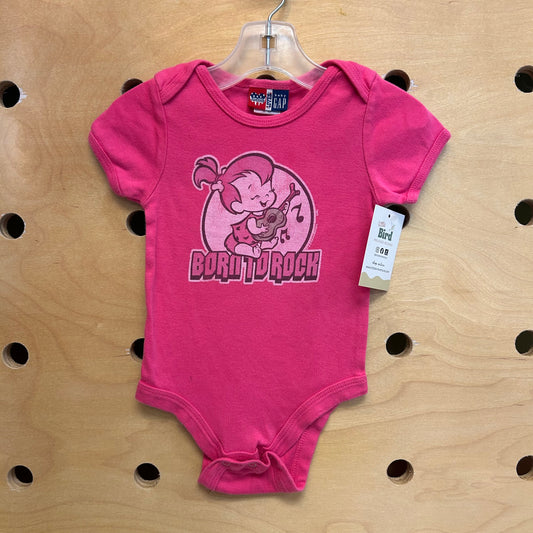 Pink 'Born To Rock' Bodysuit