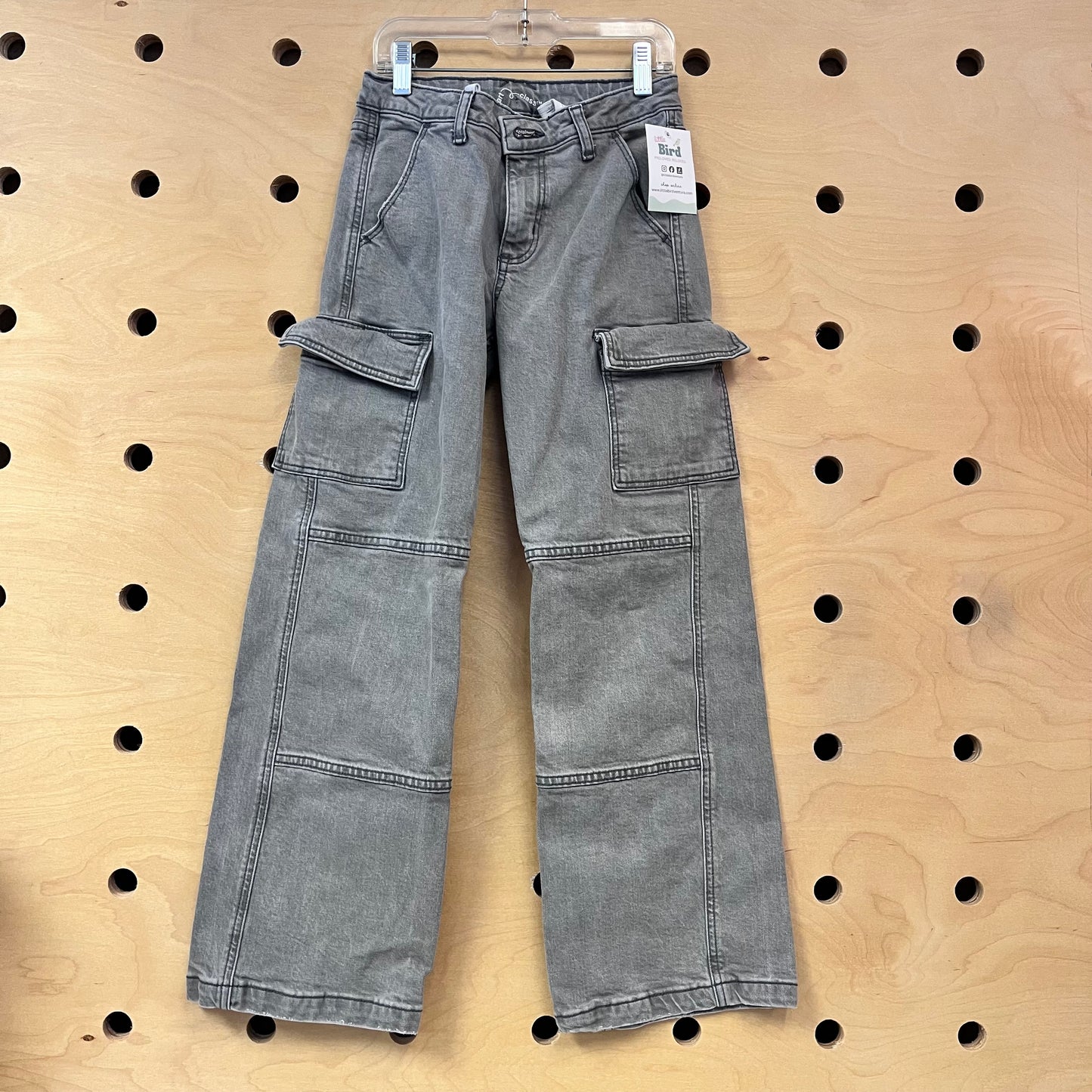 Grey Cargo Pants